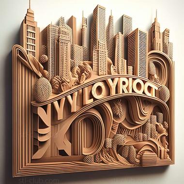 3D model Tycoon City New York (STL)